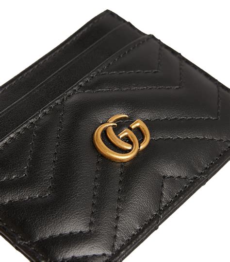 gucci marmont leather card case|gucci marmont card case wallet.